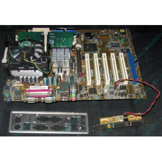 Материнская плата Asus P4PE (FireWire) с процессором Intel Pentium-4 2.4GHz s.478 и памятью 768Mb DDR1 Б/У (Набережные Челны)